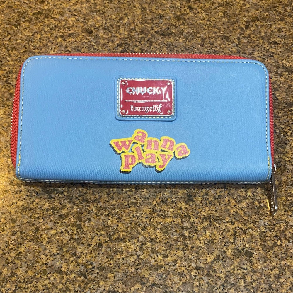 Loungefly Chucky wanna play good guys wallet.